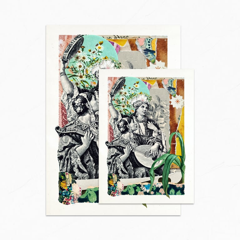 ‘songs of grief and defiance’ – flowers of palestine, fine art charity prints Image 2