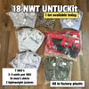 Lot of 18 New UNTUCKit pieces ($14.50 per unit)