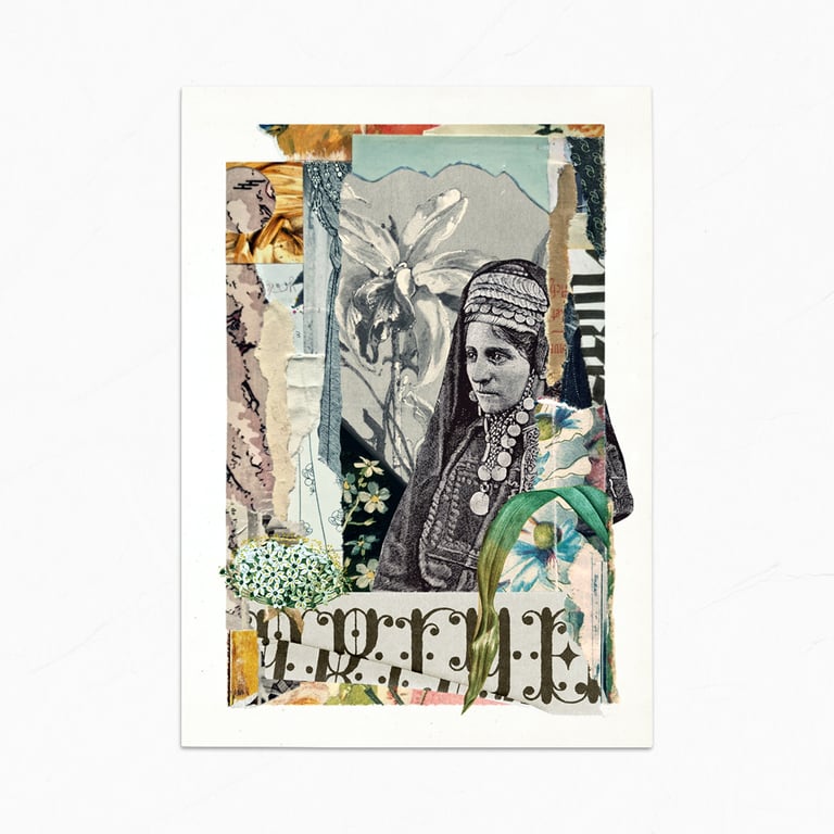 ‘rufka in the orchid forest’ – wildflowers of palestine, fine art charity prints Image 4