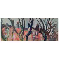 Image 1 of Fotheringay Road From Maxwell Train Station - Oil on Canvas 