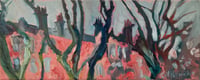 Image 2 of Fotheringay Road From Maxwell Train Station - Oil on Canvas 