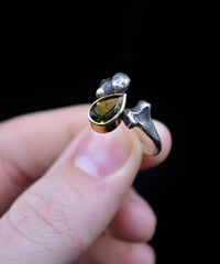 Image 4 of TOURMALINE FEMUR RING - 8