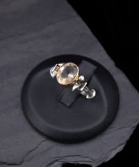 Image 3 of SILKY SMOKY QUARTZ GATE RING - 6
