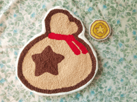 Image 1 of Bell Bag Mini Rug and Bell Coin Magnet - Set