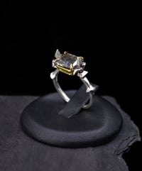 Image 2 of TOURMALATED QUARTZ GATE RING - 7