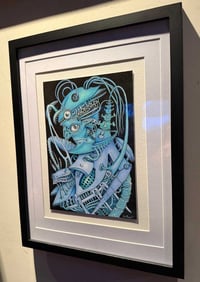 Image 4 of Original Ink/Graphite & Colored Pencil Drawing • Framed
