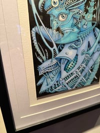 Image 5 of Original Ink/Graphite & Colored Pencil Drawing • Framed
