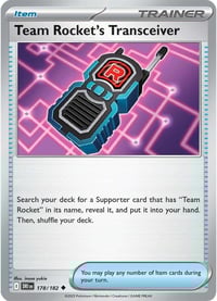 Team Rocket's Transceiver - SV10: Destined Rivals - Near Mint x4
