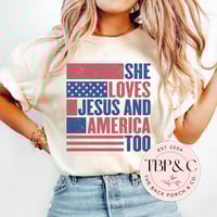 She loves Jesus and America too 