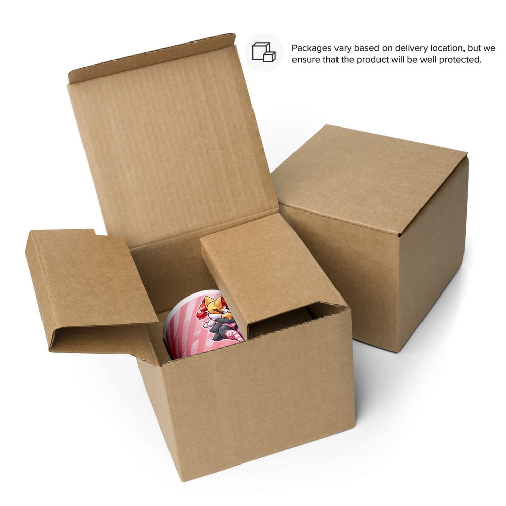 Pink Striped Phox Mug