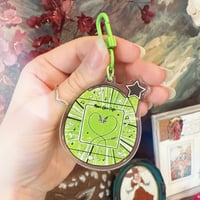 Image 2 of Green Yuri Tamagotchi Keychain