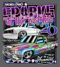 Image 1 of Sparks in the Ozarks 20 Official event T-shirt - **Pre-order**