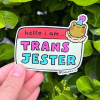 Transjester Sticker