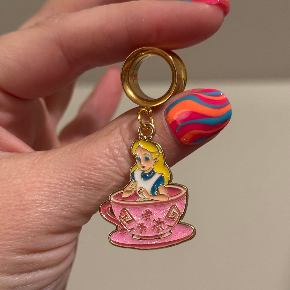 Image of Alice Teacup Dangle (LIMITED RELEASE)