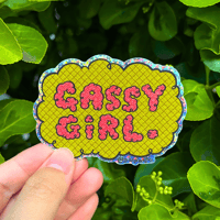 Gassy Girl Sticker