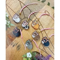 Image 2 of Babushka Style Cat Loaf Charms