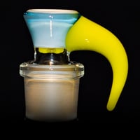 Image 1 of TRANS MARINA > DENSE WHITE SATIN / ROSWELL 18MM SLIDE