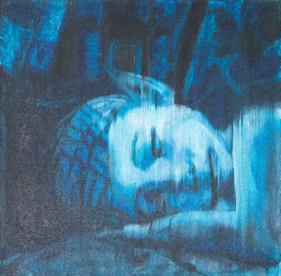 Image of Original Painting "Lvl 1" (Ships from USA)