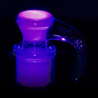 Image 2 of TRANS MARINA > DENSE WHITE SATIN / BLUE STARDUST 18MM SLIDE