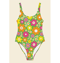 Image 3 of One piece swimsuit in still Sunny Multi