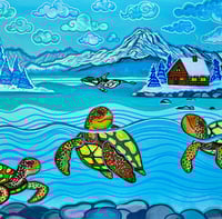 Waterscape in winter