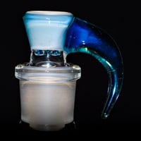 Image 1 of TRANS MARINA > DENSE WHITE SATIN / TRANS MARINA 18MM SLIDE