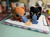 Image 4 of Black bee kitty plushie 