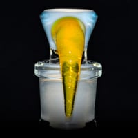 Image 4 of TRANS MARINA > DENSE WHITE SATIN / TERPS 18MM SLIDE