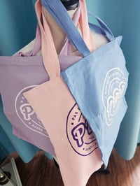 Image 3 of PDD Cotton Canvas Tote Bag - Lavender