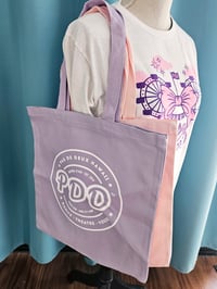Image 2 of PDD Cotton Canvas Tote Bag - Lavender
