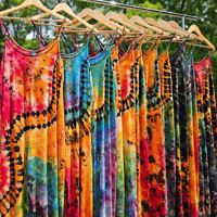 Image 2 of Rainbow Tie Dye Jumpsuit Collection