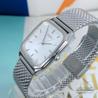 Image 3 of 1996 Seiko Spirit 'Tank' Steel Quartz Dress Watch (5e31-5B50)