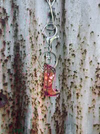 Red Shoe Key Ring