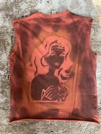 Image 2 of Peach, brown and yellow Punisher T