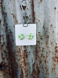 15mm Light Green Button Studs