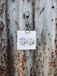 19mmm Floral Button Studs