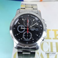 Image 3 of 2009 Seiko Black Dial Quartz Racing Chronograph (7T92-0BF0)