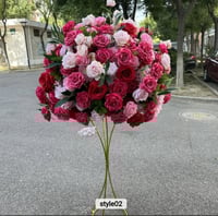 Hot pink / baby pink Flower Centerpieces 