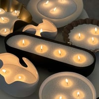 Image 3 of Wax sand/pearls thick edged tumbler