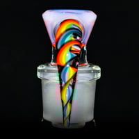 Image 2 of NEO ROSE / RAINBOW SPIRAL 18MM SLIDE