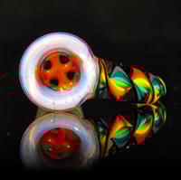 Image 3 of NEO ROSE / RAINBOW SPIRAL 18MM SLIDE