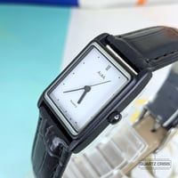 Image 2 of 1984 Seiko/Alba Quartz 'Dark Tank' Black Dress Watch (V236-5120)