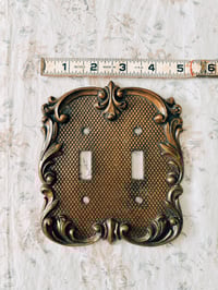 Image 3 of brass light switch plate