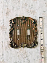 Image 4 of brass light switch plate