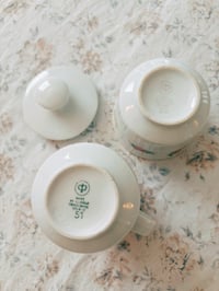 Image 2 of sugar and creamer set