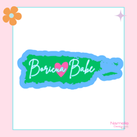 Boricua Babe Waterproof Sticker
