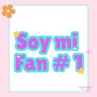 Soy mi Fan Número 1 Waterproof Sticker