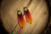 Image 5 of Dark rainbow earrings 