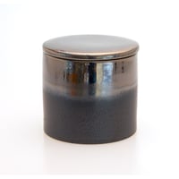 Image 1 of Wax sand/pearls ceramic bronze jar