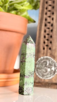 Image 3 of RUBY AND ZOISITE TOWER #2